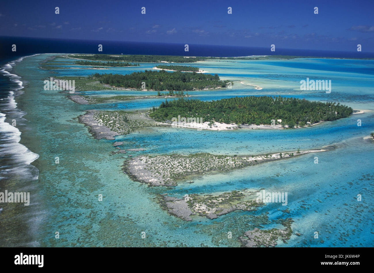 Französisch-Polynesien, Bora Bora, Tupitipiti Atoll außen, Südsee ...