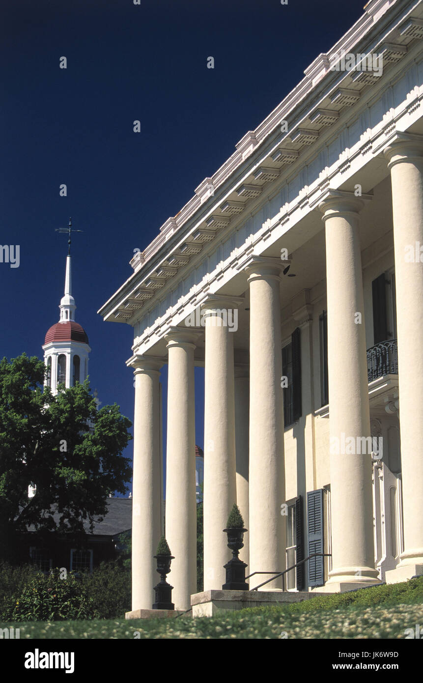 USA, Macon, The Woodward House, Detail, Säulengang Vereinigte