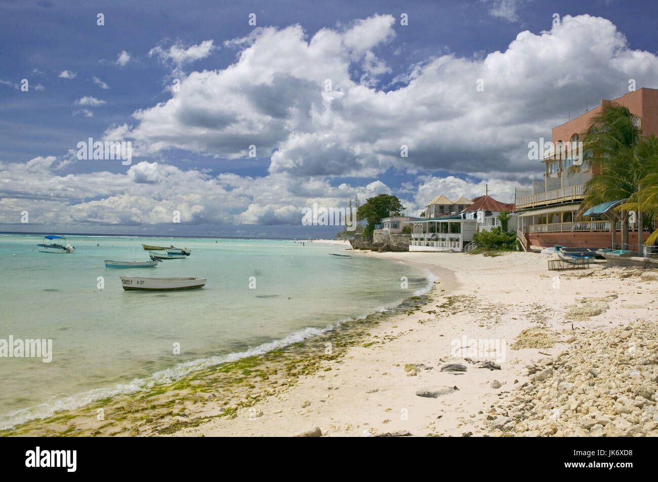 Karibik, Barbados, Strand, Bucht Stock Photo