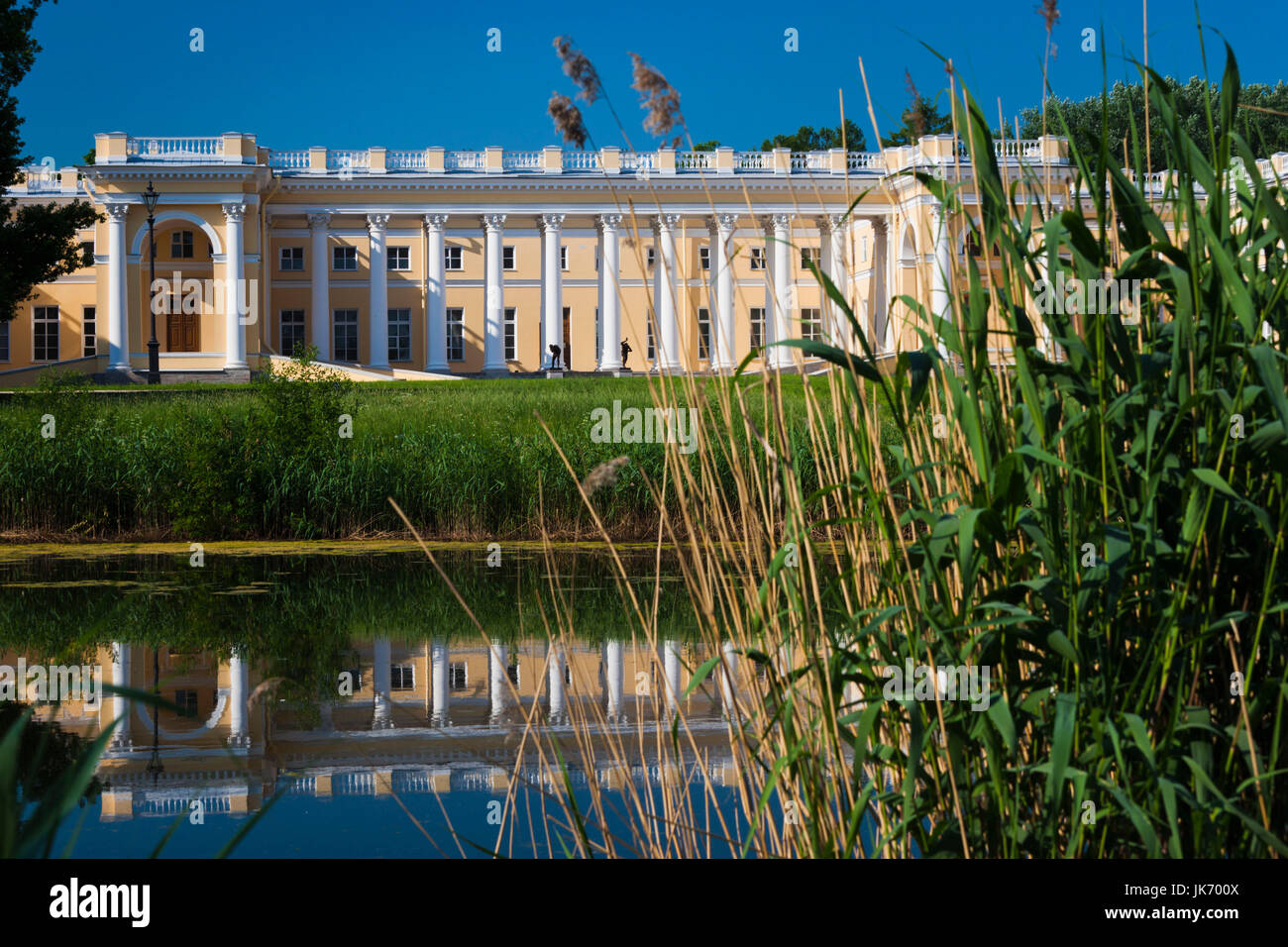 Russia, Saint Petersburg, Pushkin-Tsarskoye Selo, Alexander Palace, final home of Czar Nicholas II until the Russian Revolution Stock Photo