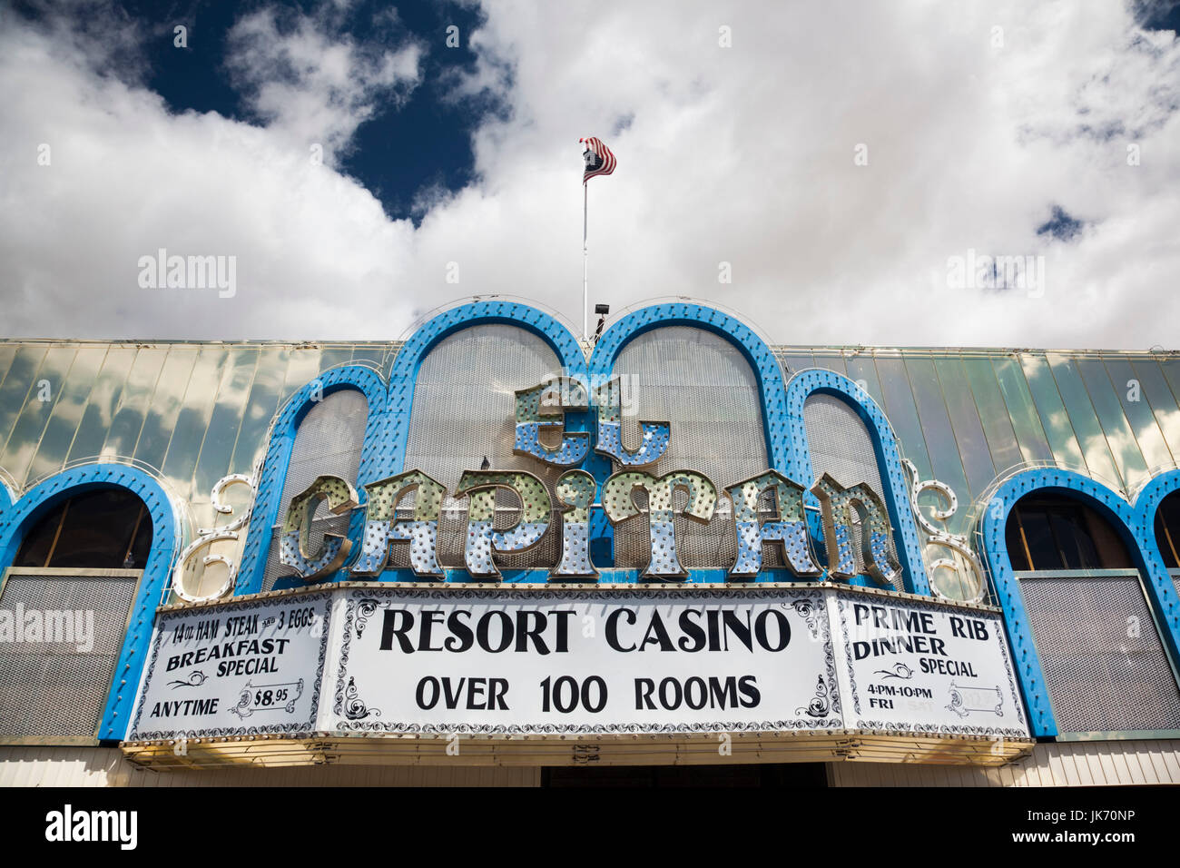 USA, Nevada, Great Basin, Hawthorne, El Capitan Resort Casino Stock Photo