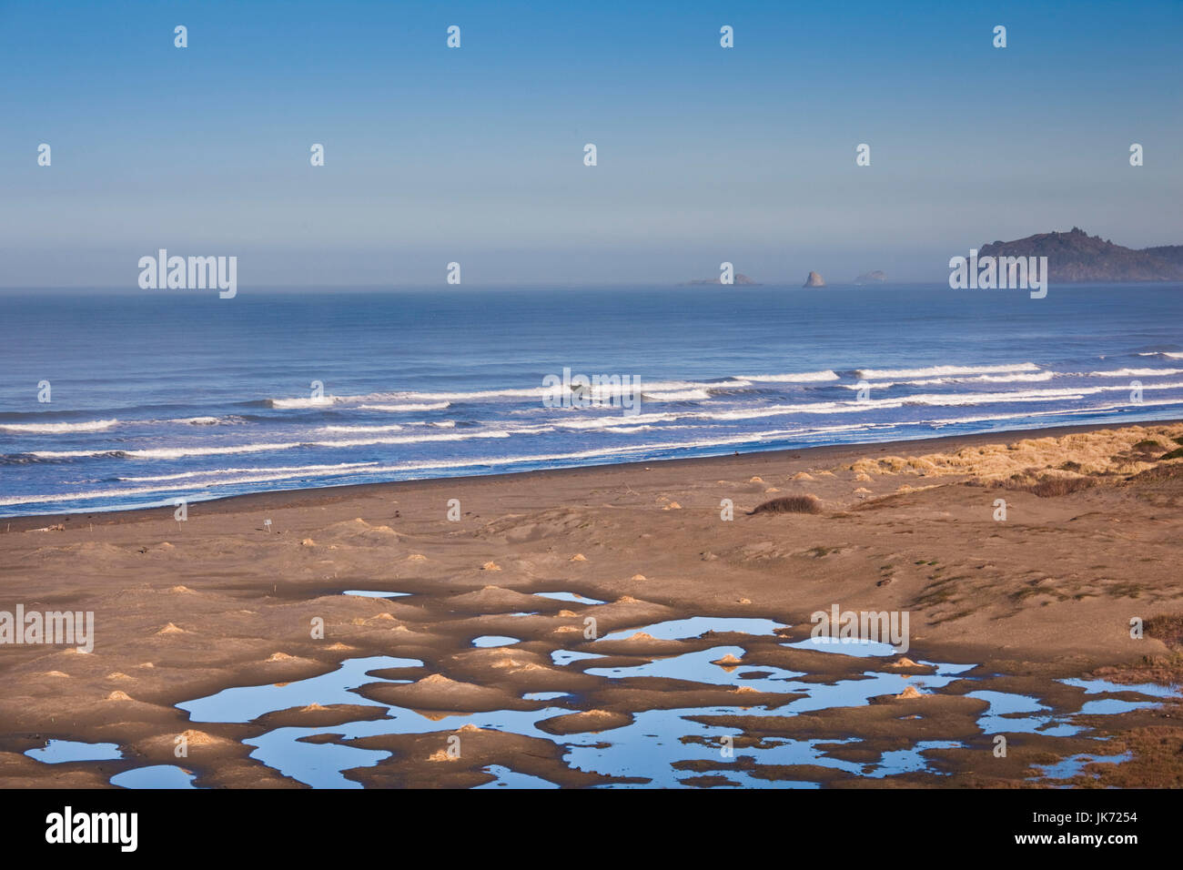 USA, California, Northern California, North Coast, Clam Beach, elevated