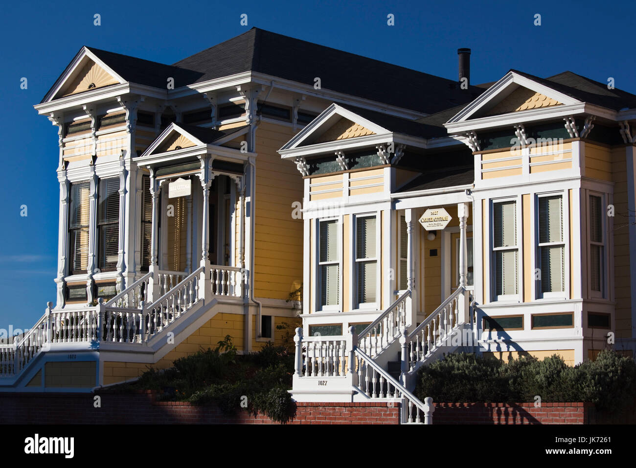 USA, California, Northern California, North Coast, Eureka, Victorian-era Carter House Inn Stock Photo