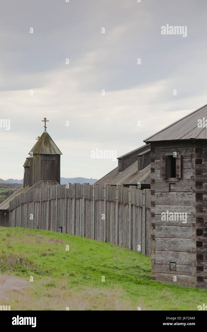 USA, California, Northern California, North Coast, Fort Ross, Fort Ross