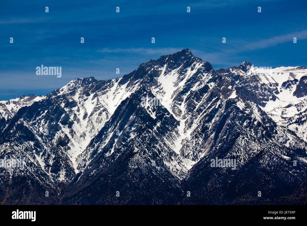 USA, California, Eastern Sierra Nevada Area, Independence, Sierra Nevada Mountains Stock Photo