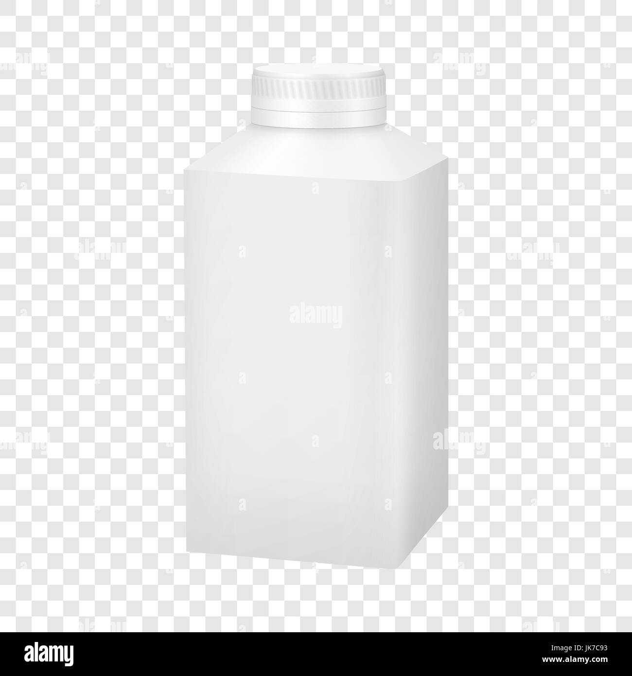 Download White Blank Plastic Bottle With Cap Mockup Stock Vector Image Art Alamy PSD Mockup Templates