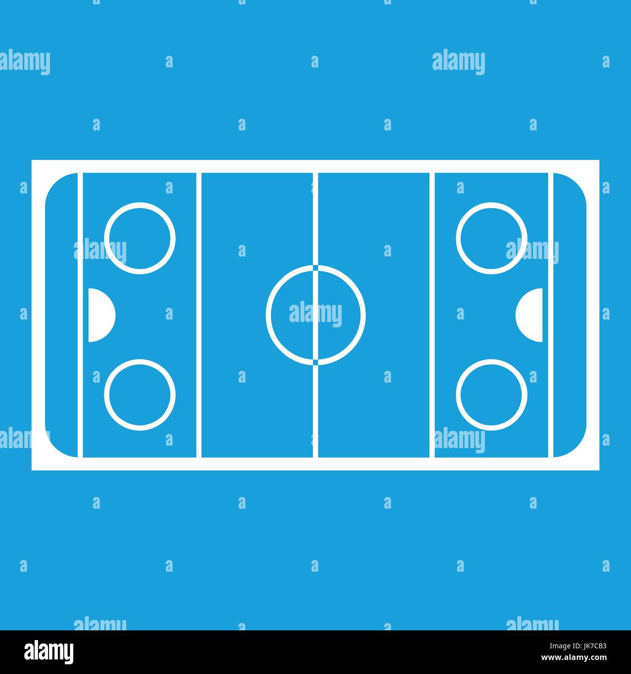 Ice hockey rink top view Stock Vector Images - Alamy