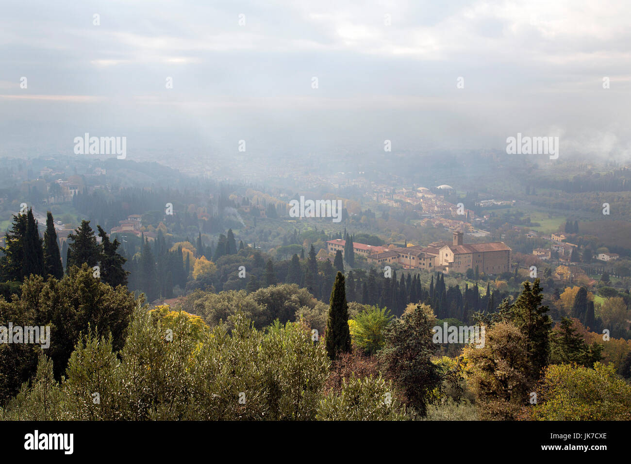 Florence from outside the city. Stock Photo