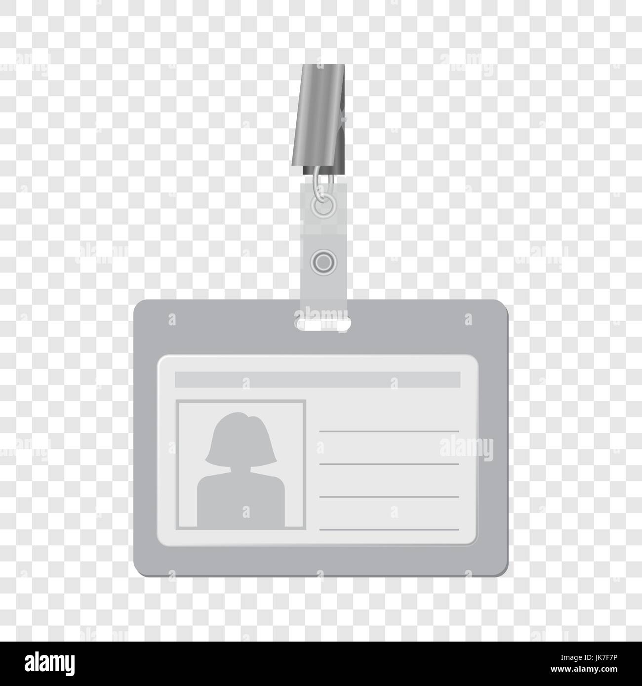 ID holder mockup, realistic style Stock Vector Image & Art Alamy