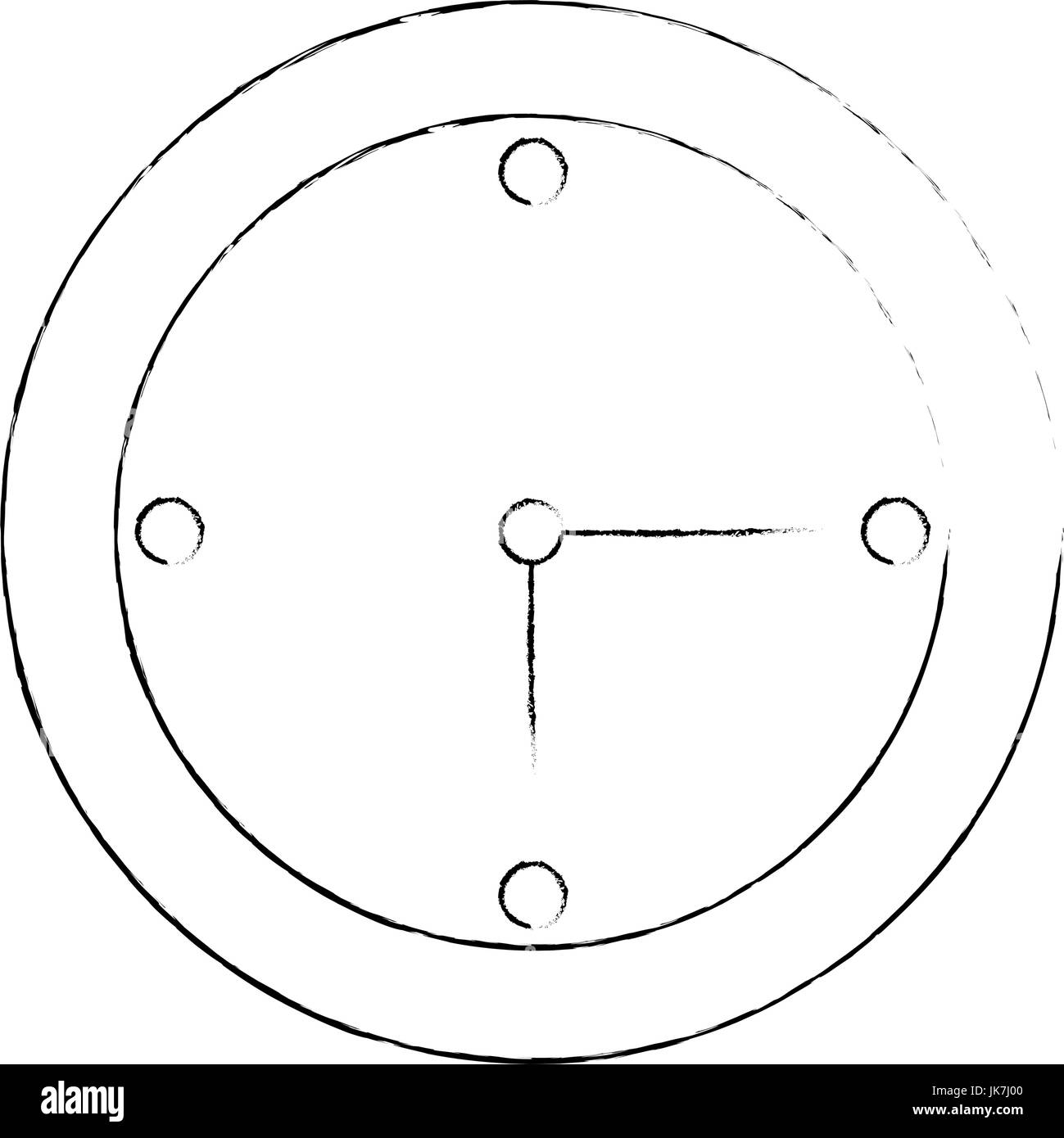 clock icon over white background vector illustration Stock Vector Image ...