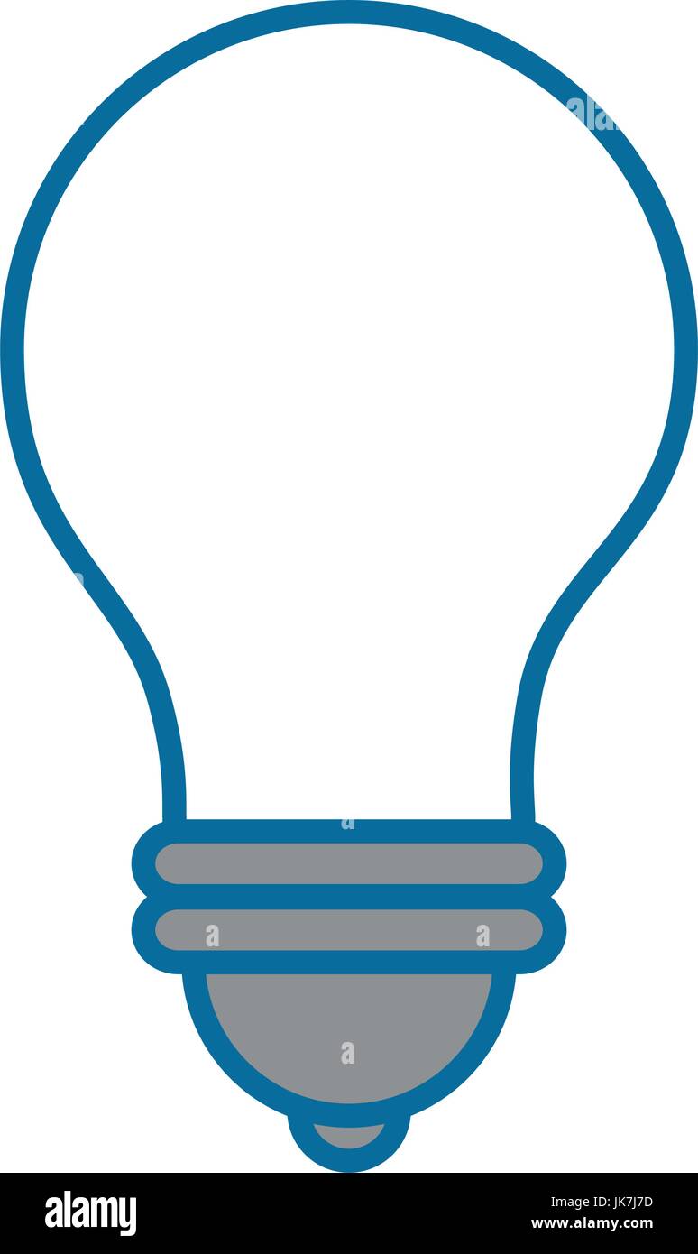 light bulb icon over white background vector illustration Stock Vector ...