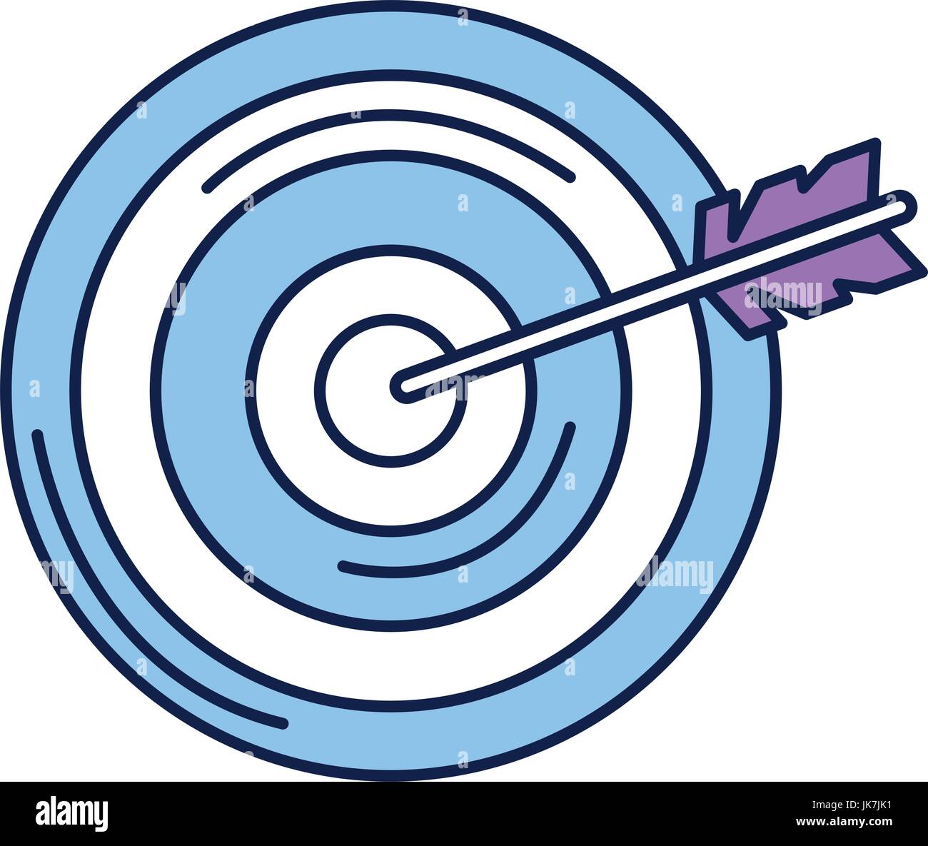 target with arrow icon vector illustration design Stock Vector Image ...