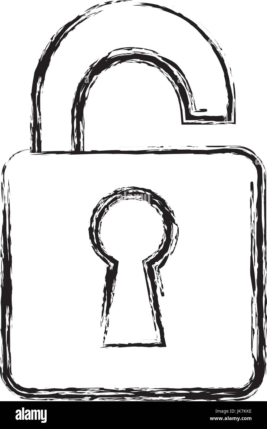 safe secure padlock icon vector illustration design Stock Vector Image ...