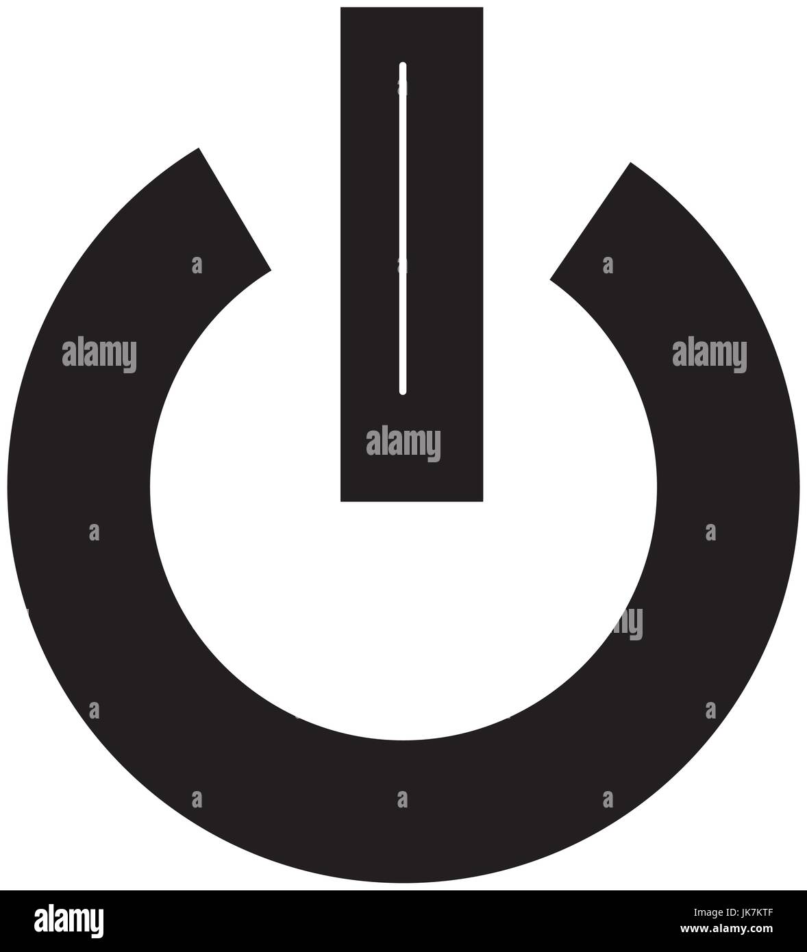 power switch button icon vector illustration design Stock Vector Image ...