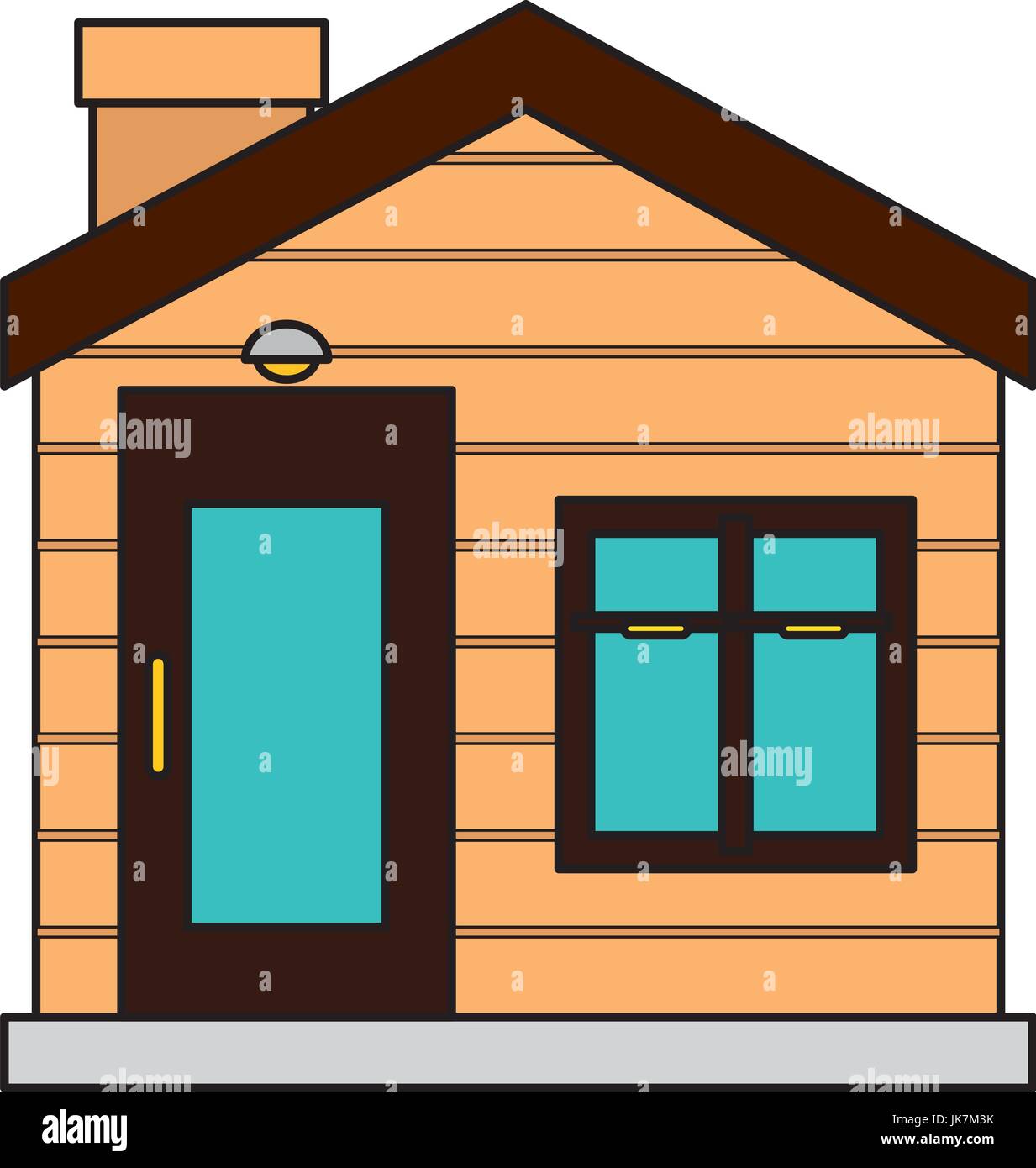 exterior house isolated icon vector illustration design Stock Vector ...