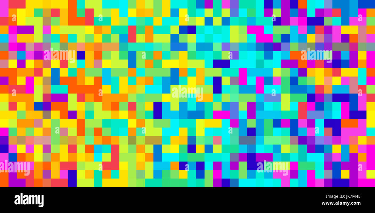 Seamless Geometric Pattern with Colorful Elements Art Stock Photo - Alamy