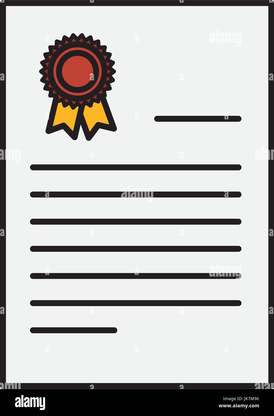 graduation certificate isolated icon vector illustration design Stock ...