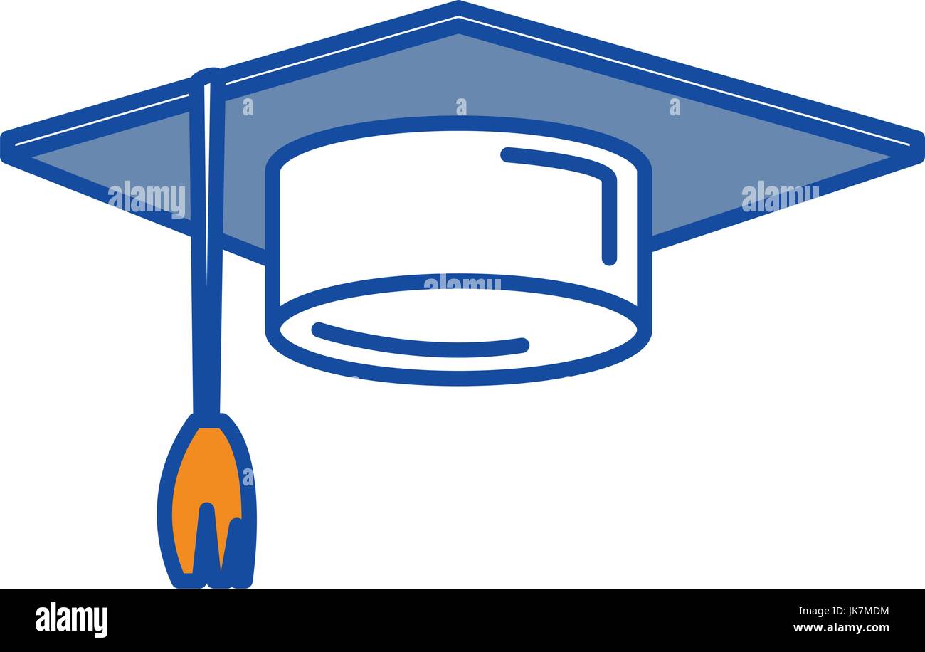 hat graduation isolated icon vector illustration design Stock Vector ...