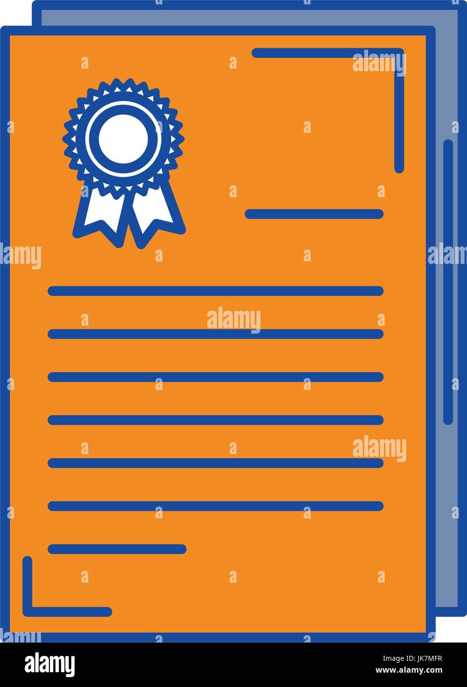 graduation certificate isolated icon vector illustration design Stock ...
