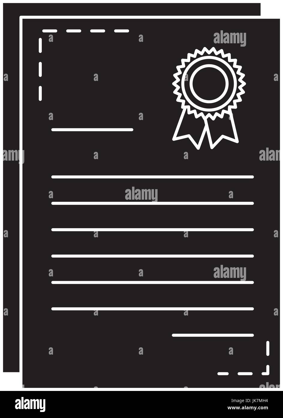 graduation certificate isolated icon vector illustration design Stock ...