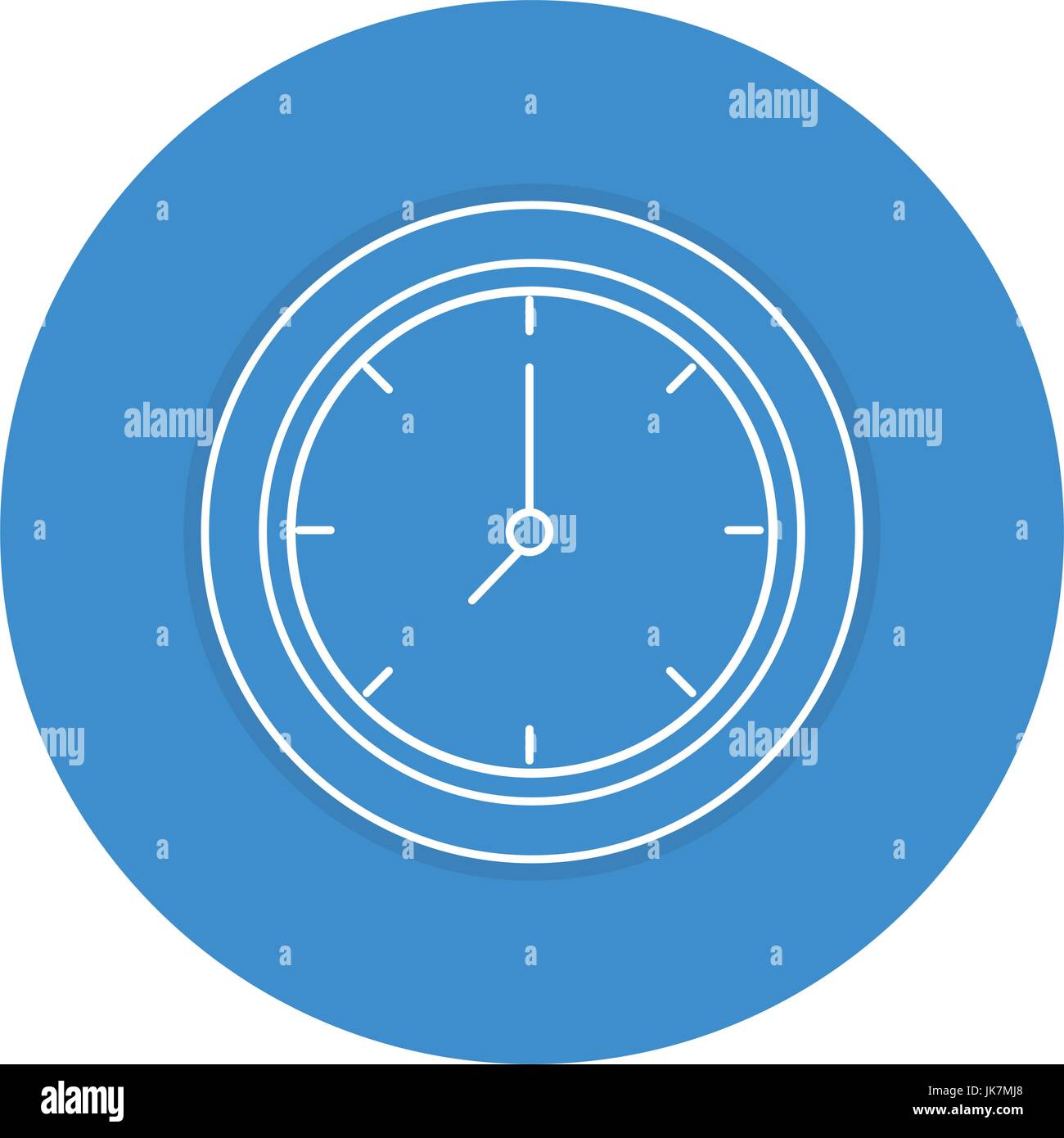 time clock isolated icon vector illustration design Stock Vector Image ...