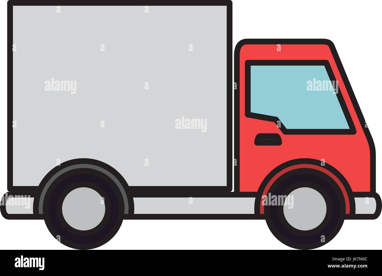delivery service truck isolated icon Stock Vector Image & Art - Alamy
