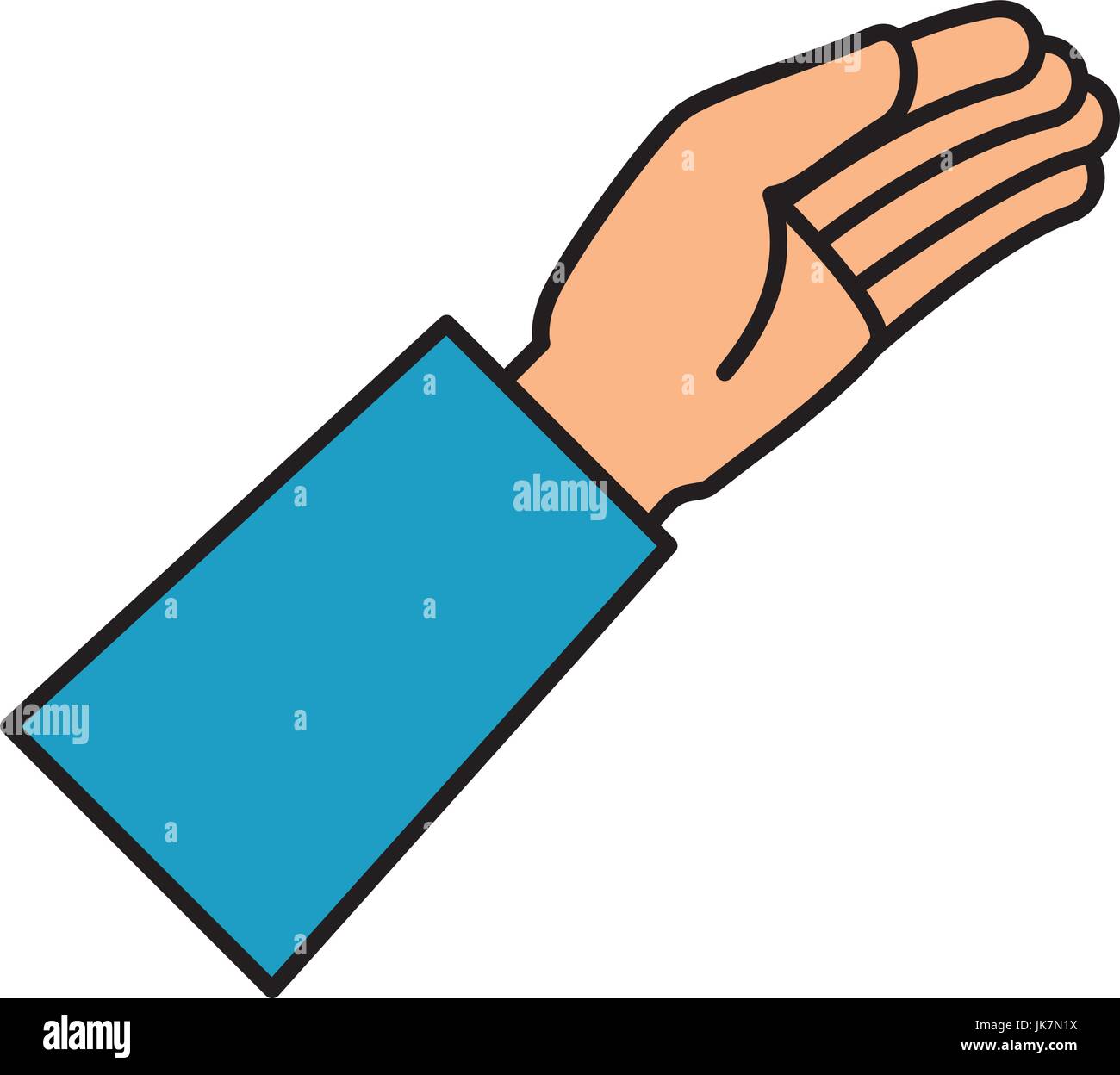 Hand asking isolated icon Stock Vector Image & Art - Alamy