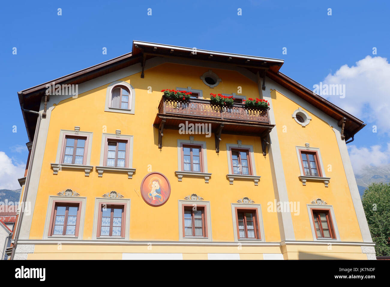 House, Innsbruck, Tyrol, Austria | Haus, Innsbruck, Tirol, Oesterreich Stock Photo