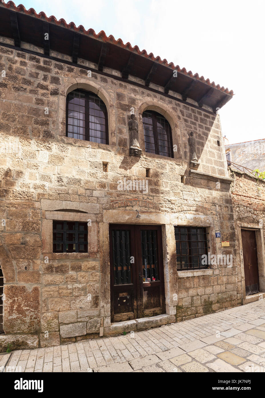House of two Saints in Porec, Istria. Croatia Stock Photo Alamy