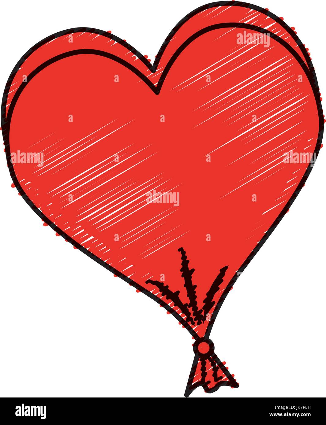 heart love balloon air Stock Vector Image & Art - Alamy