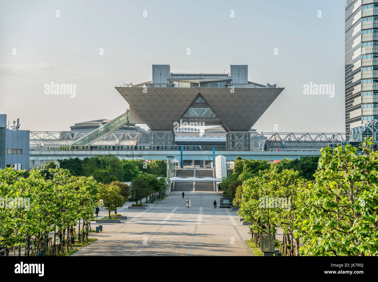 Tokyo Big Sight is officially known as Tokyo International Exhibition Center a convention and exhibition center in Tokyo, Japan Stock Photo