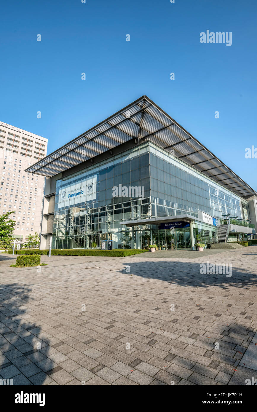 Panasonic center at the Ariake Tokyo Big Sight area at Tokyo Bay, Japan Stock Photo