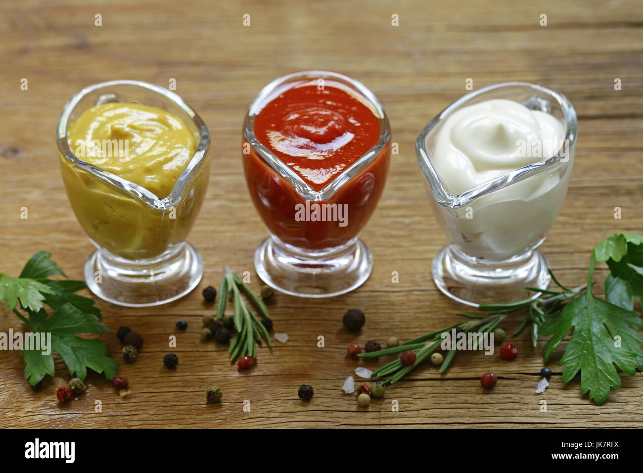 Different types of sauces ketchup hires stock photography and images