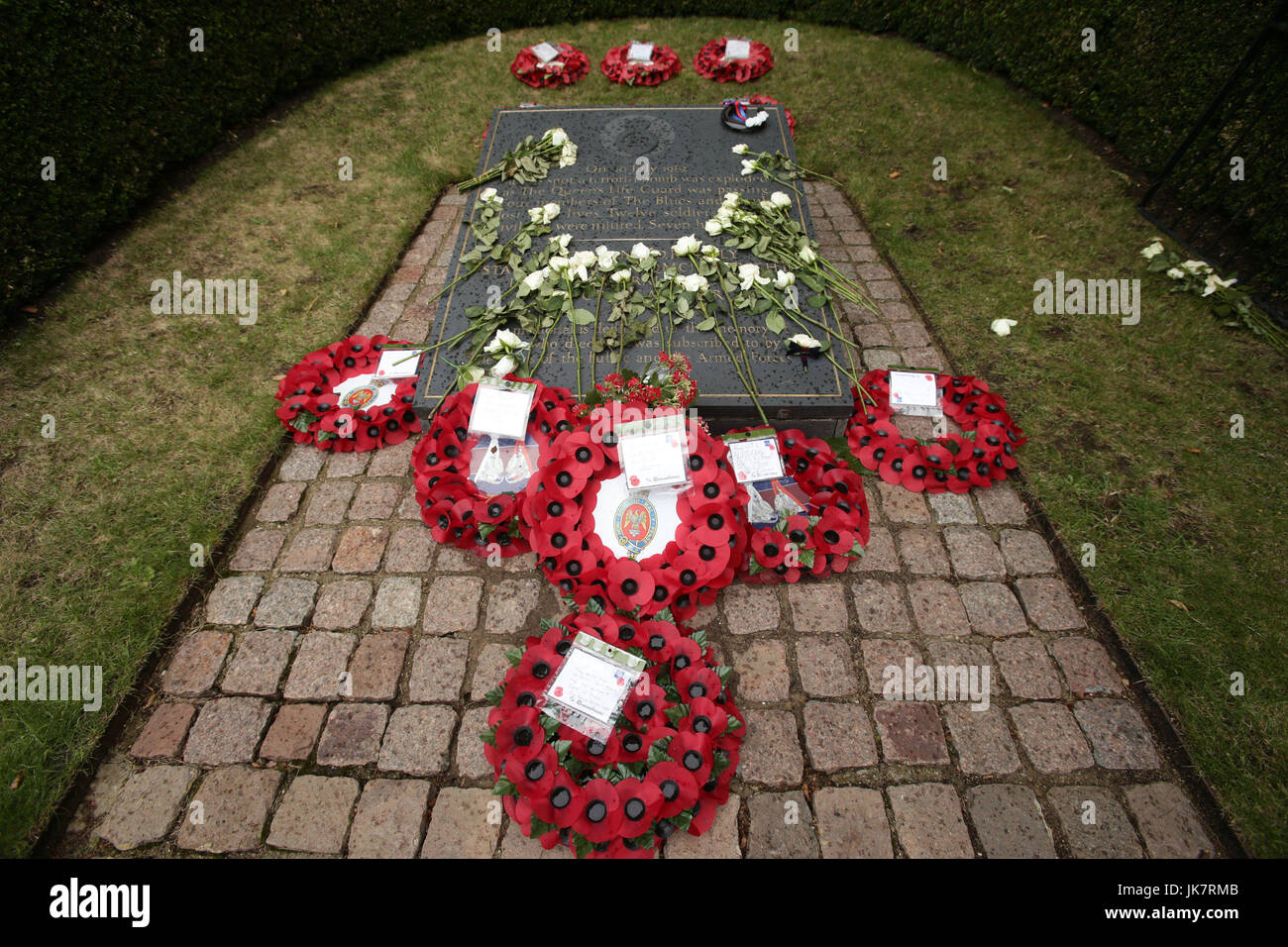 Wreaths Laid At The Memorial For Those Killed In The IRA Hyde Park wreaths-laid-at-the-memorial-for-those-killed-in-the-ira-hyde-park