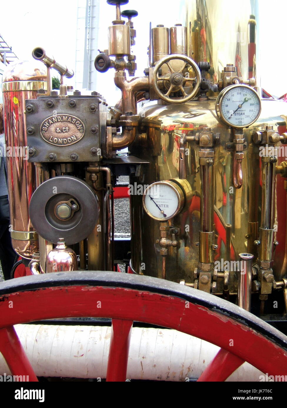 Strathclyde fire brigade preservation group  society vintage fire equipment and engines show Stock Photo