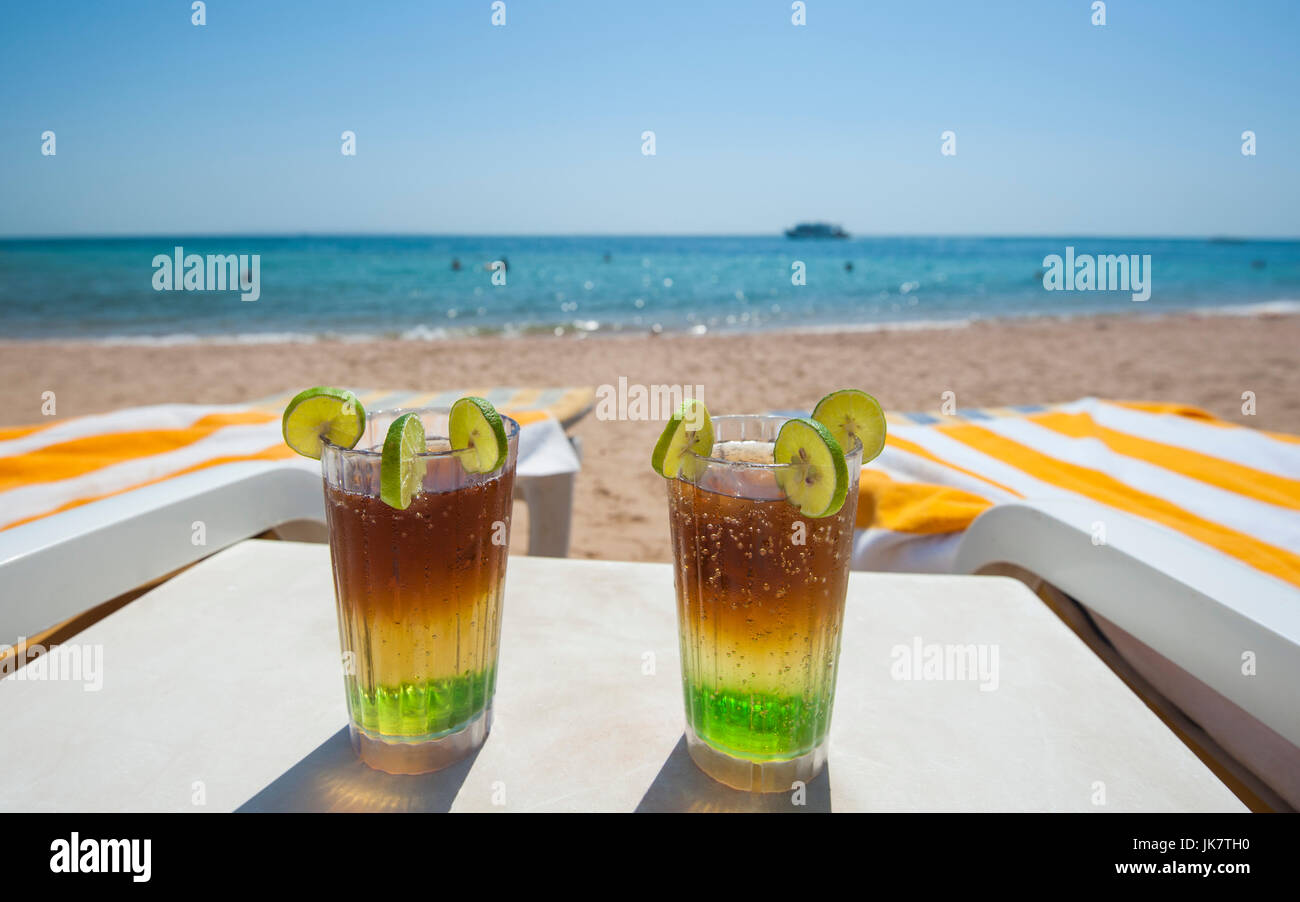 Mixed drinks to order at a casino