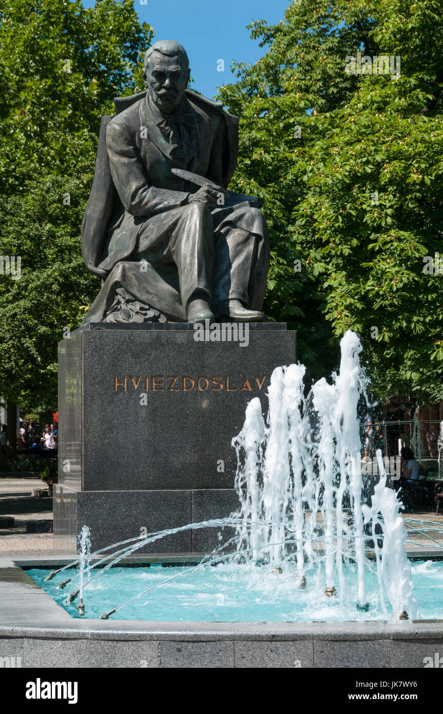The statue of Hviezdoslav, Bratislava, Slovakia Stock Photo Alamy