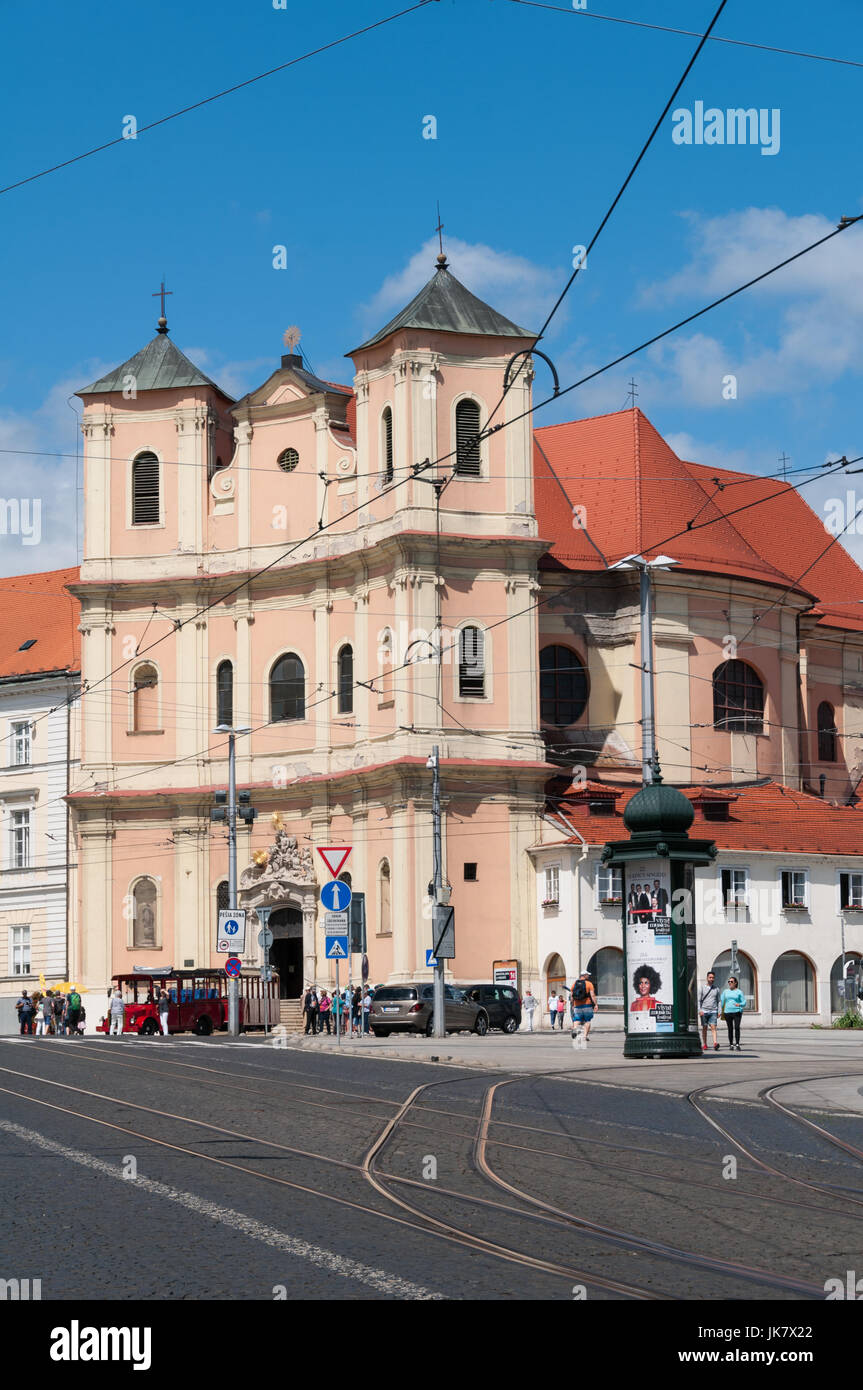 Trinity Church, Bratislava, Slovakia Stock Photo