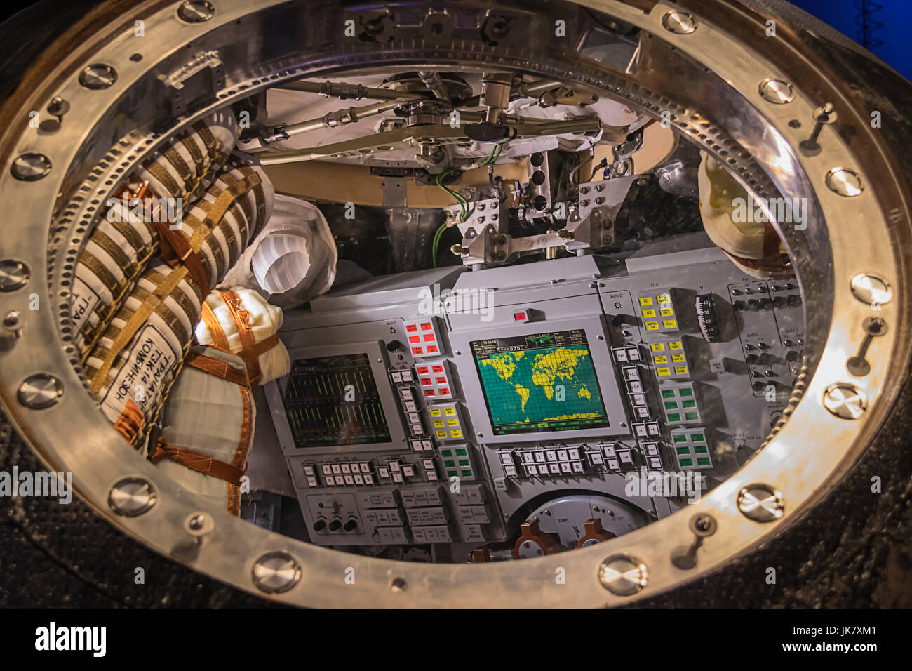 Inside The Soyuz Tma-19m Spacecraft, This Is The Actual Spacecraft That 