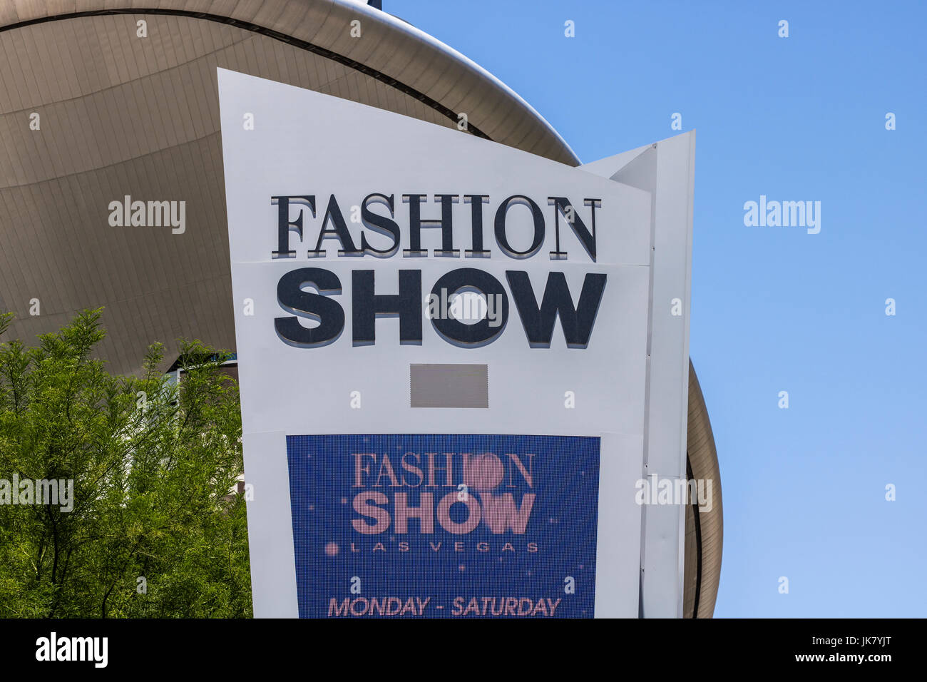 Las Vegas Circa July 2017 Fashion Show Mall on the Las Vegas Strip. With over 250 stores