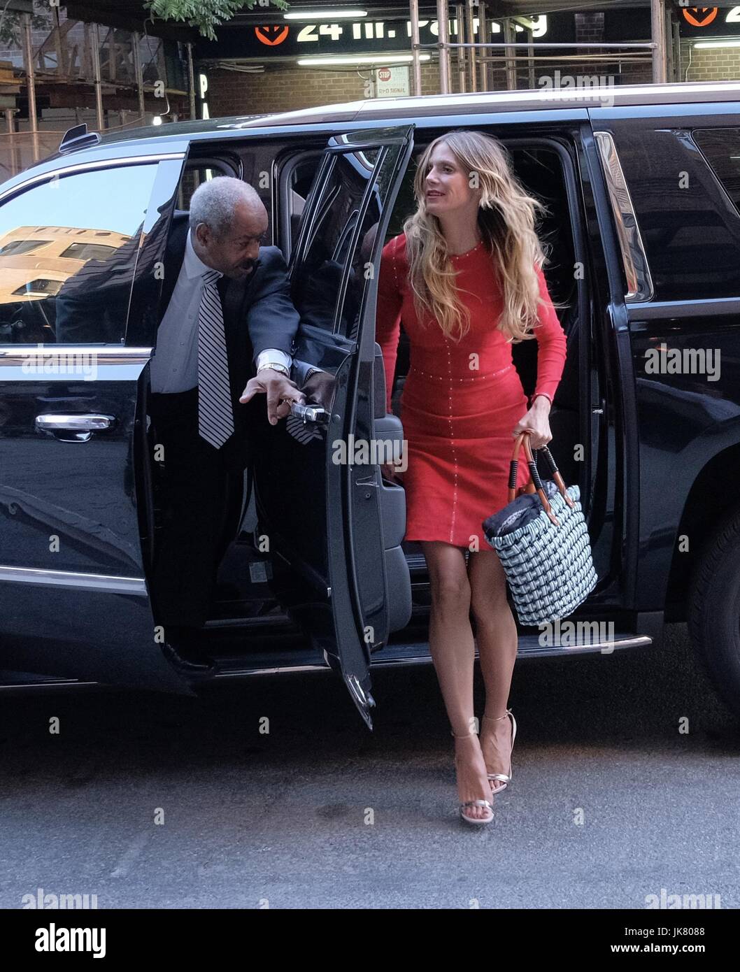 Heidi Klum returning to her hotel Featuring: Heidi Klum Where