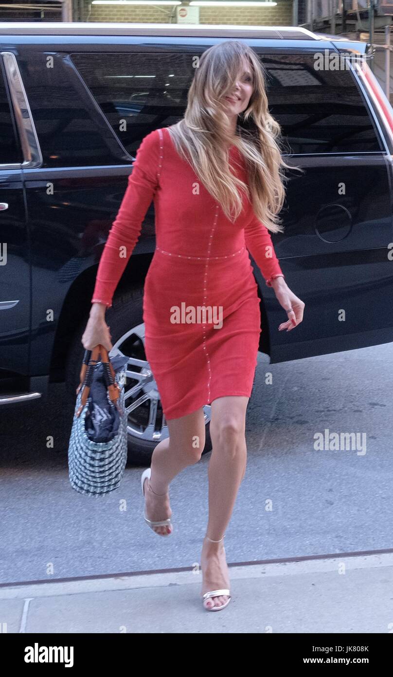 Heidi Klum returning to her hotel Featuring: Heidi Klum Where