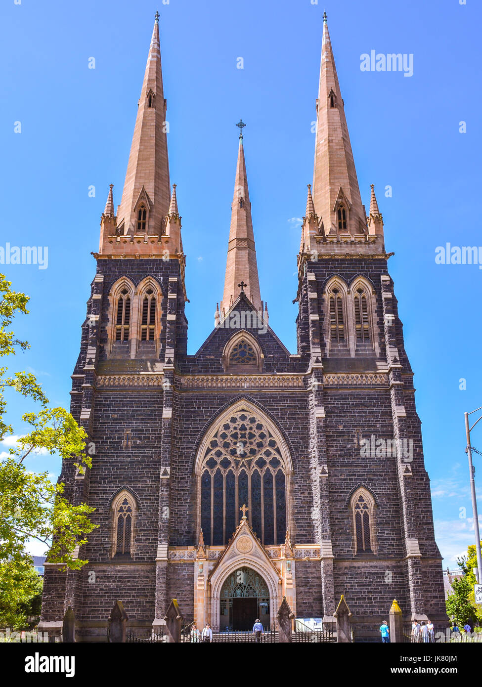 St patricks cathedral in melbourne hires stock photography and images