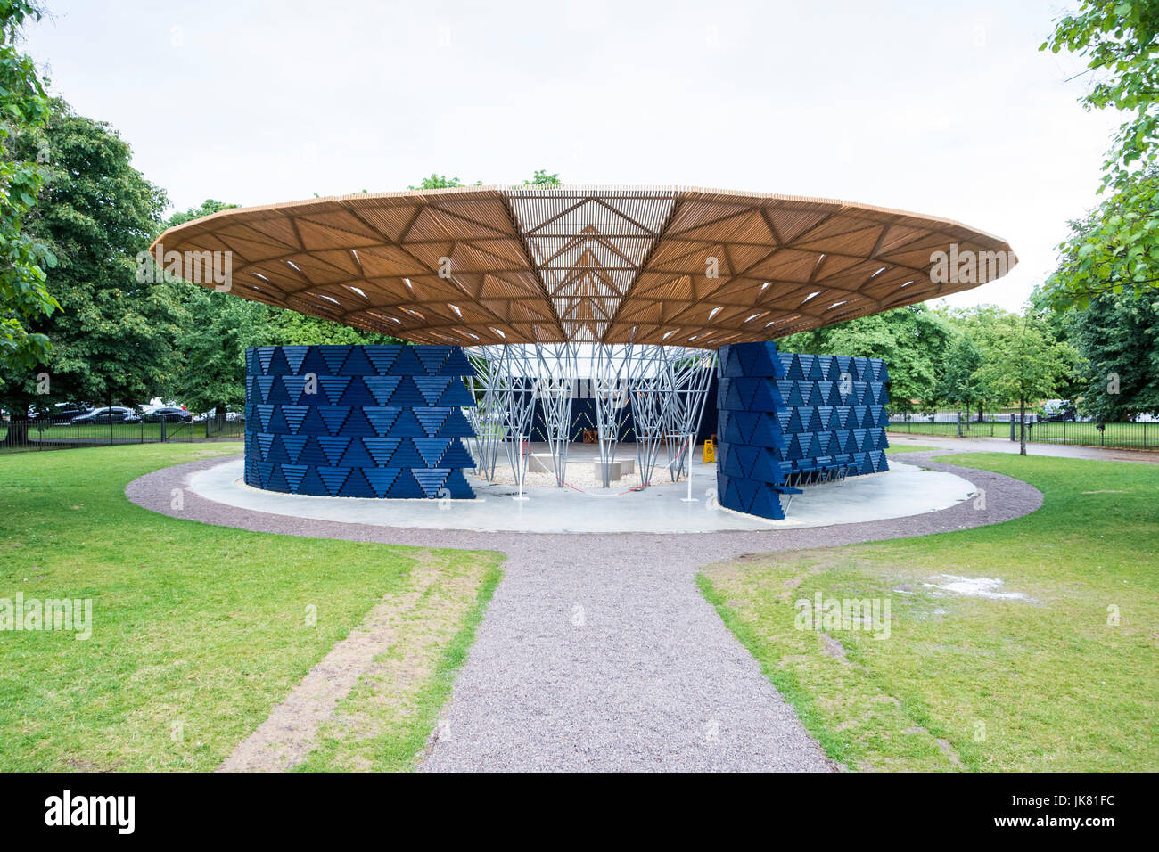 The 2017 Pavilion at the Serpentine Gallery by Francis Kere, London