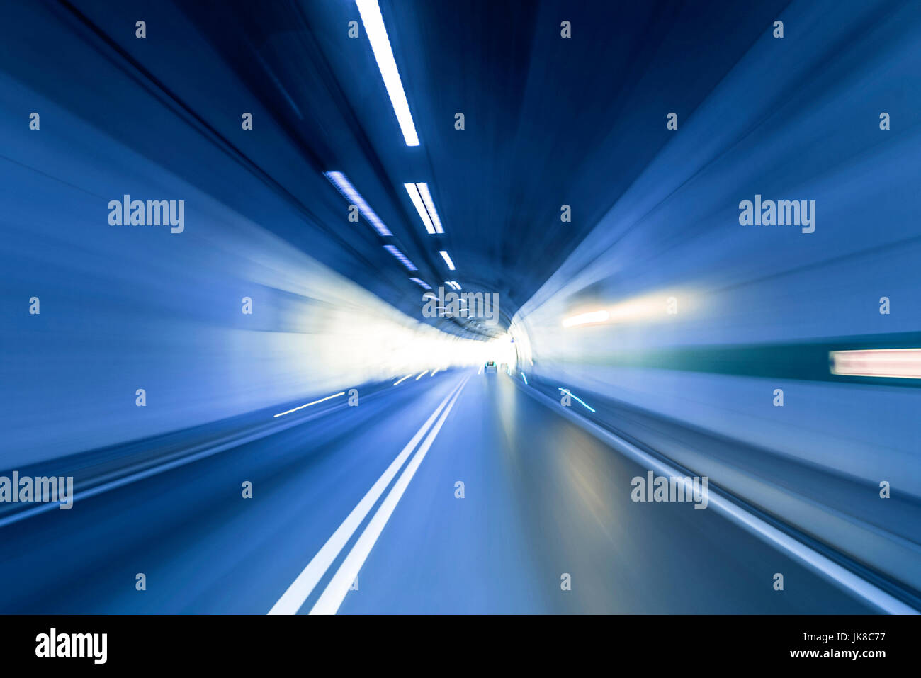 Road in an underground tunnel Stock Photo - Alamy