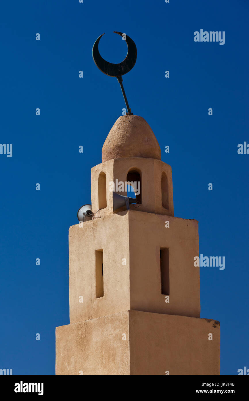Jordan, Wadi Rum, Rum village, mosque Stock Photo
