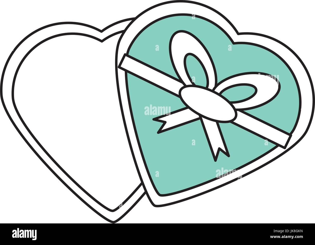 Romantic gift box Stock Vector Image &amp; Art - Alamy