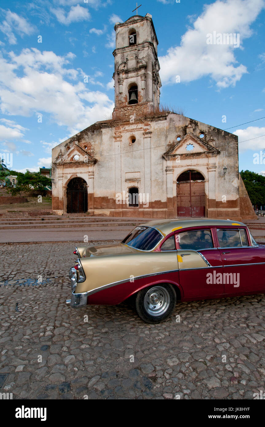 ruin of the Church Iglesia de Santa Anna in Trinidad Cuba Stock Photo