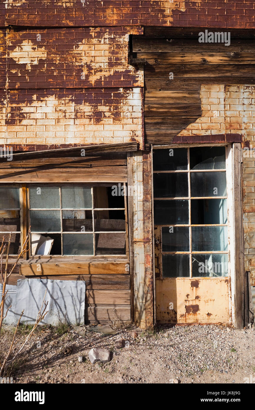 USA, Nevada, Great Basin, Goldfield, abandoned store Stock Photo