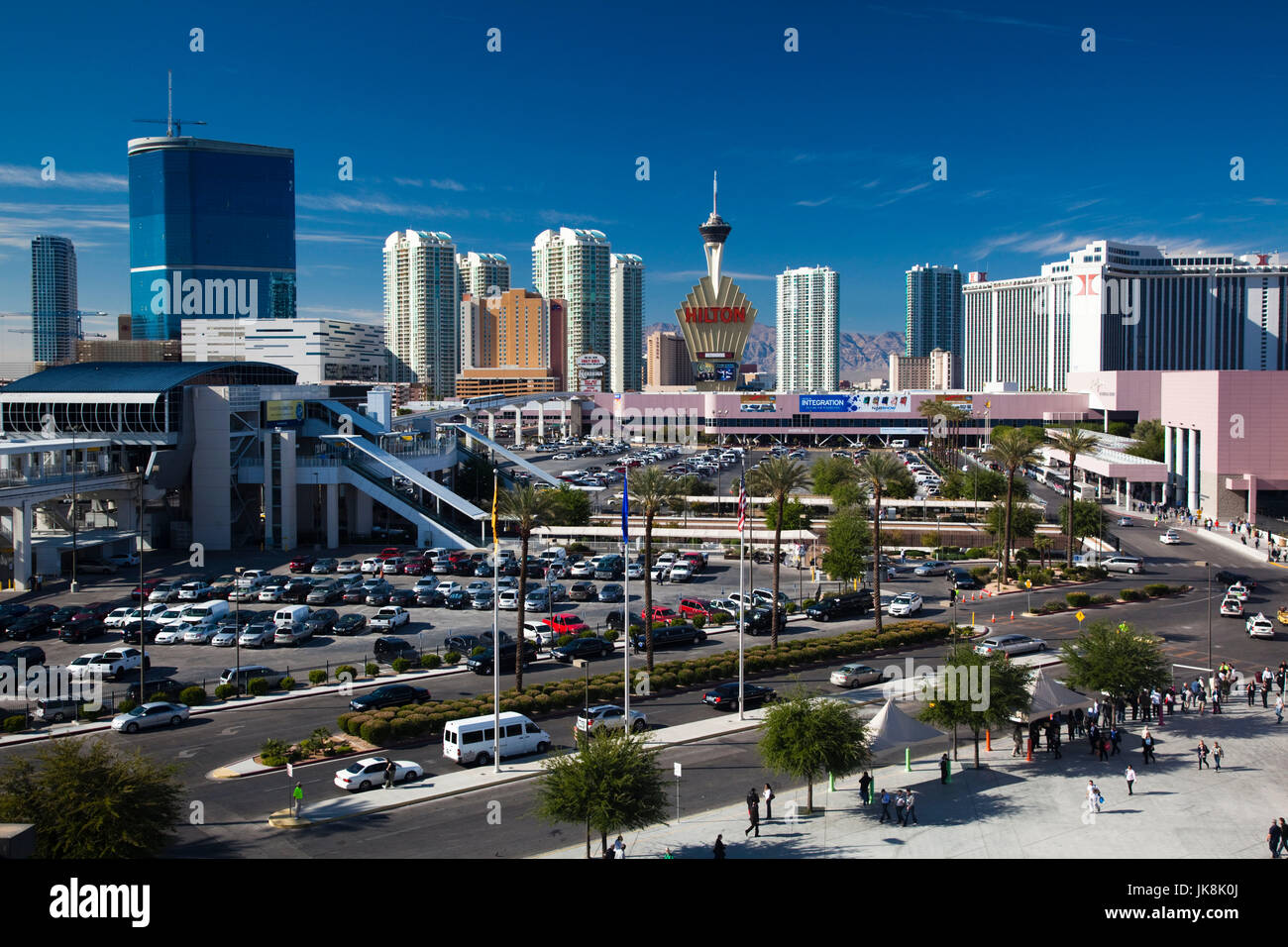 Drone video: NFL Draft 2022 red carpet layout on Las Vegas Strip